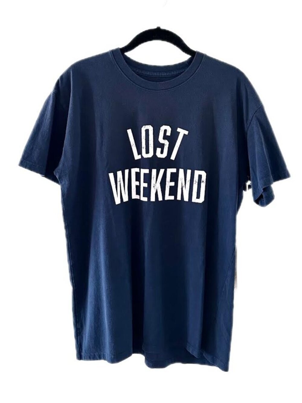 One Of These Days LOST WEEKEND Tee Navy